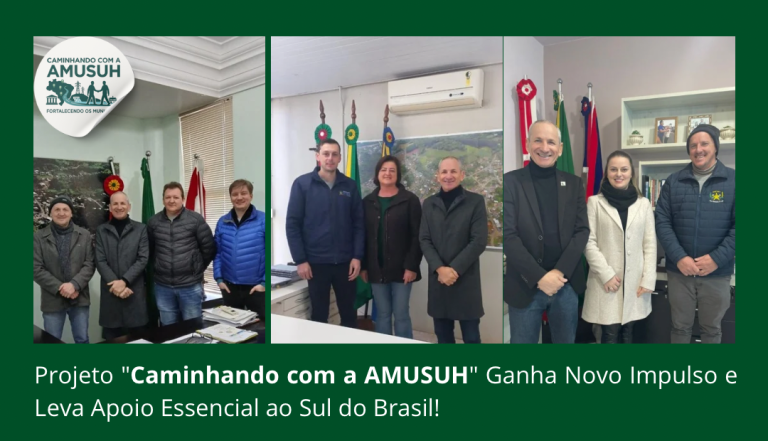 Dia 28 - Projeto "Caminhando com a AMUSUH" Ganha Novo Impulso e Leva Apoio Essencial ao Brasil!