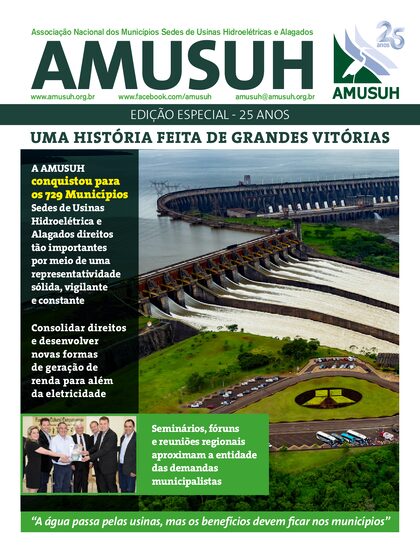Capa de Revista AMUSUH — Edição Especial 25 anos