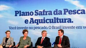 O Brasil pode se transformar em uma potência no setor pesqueiro, diz a presidenta Dilma