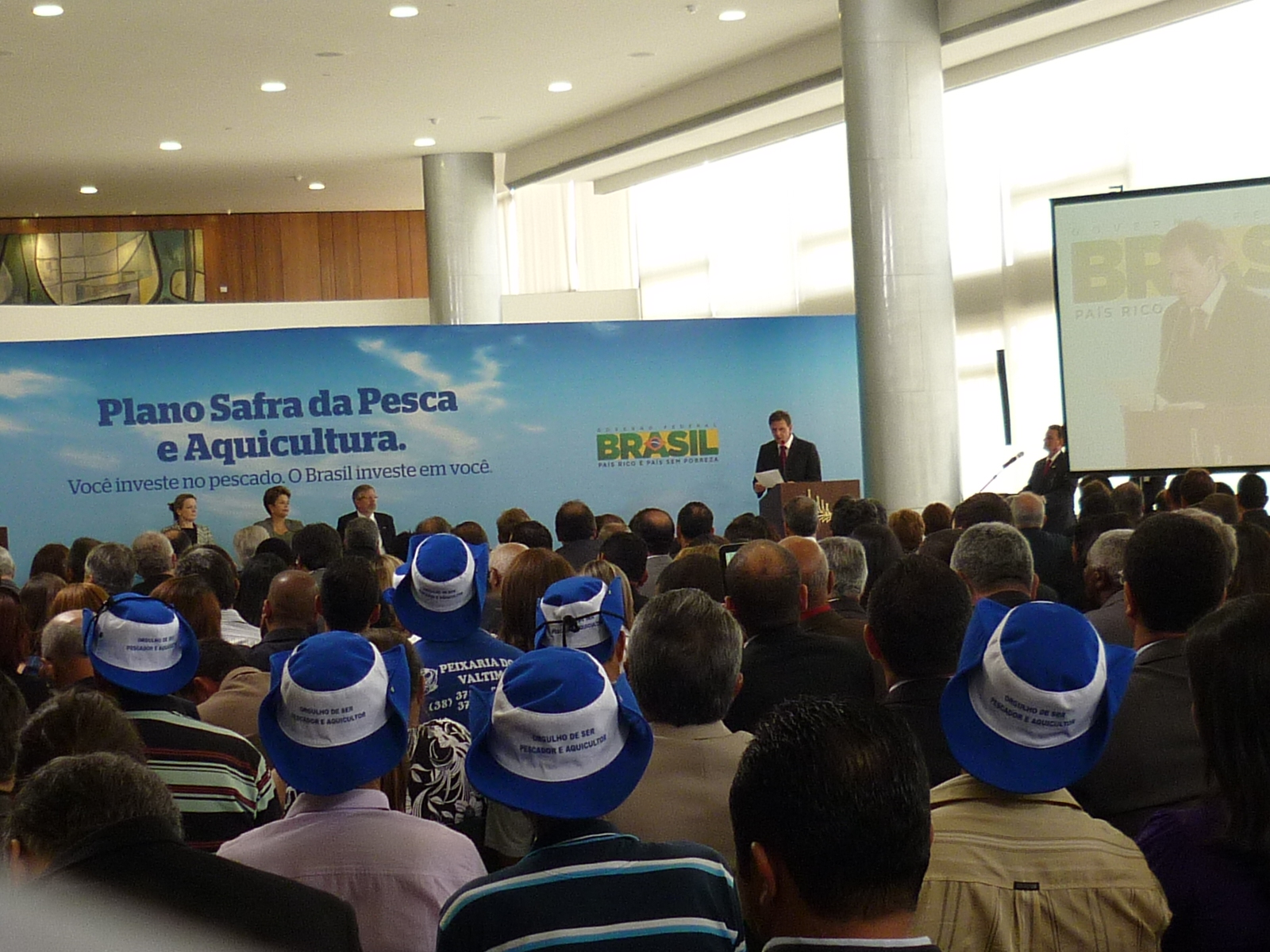 AMUSUH participa do lançamento do Plano Safra da Pesca e Aquicultura que visa tornar o Brasil em um grande produtor de pescado no mundo