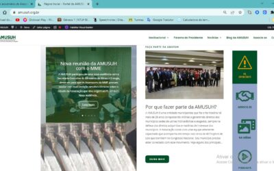 No mês de aniversário da Associação, a Diretoria da AMUSUH inaugura novo site