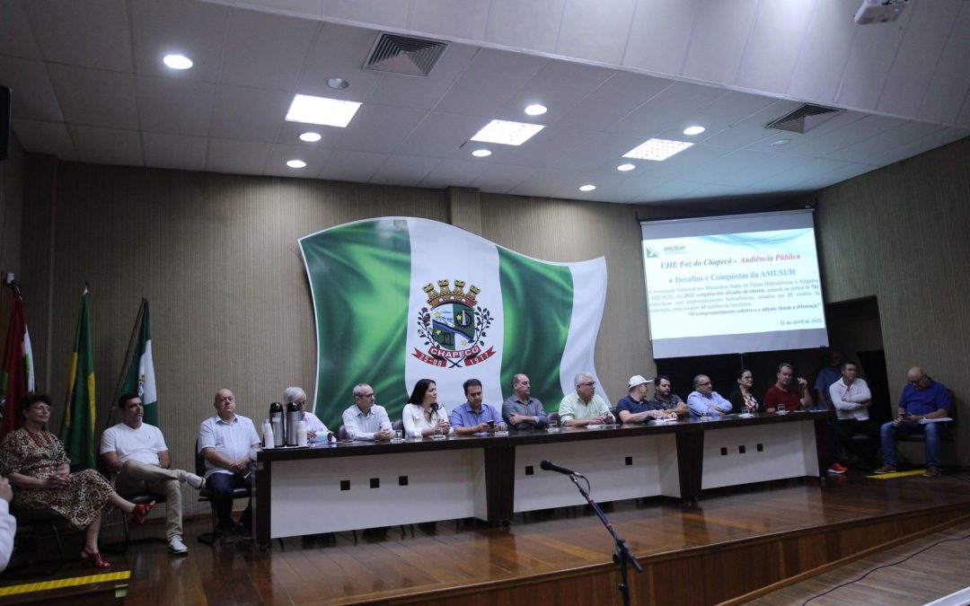 AMUSUH participa de audiência pública em SC