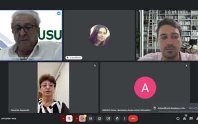 AMUSUH participa de videoconferência com Prefeitura de Castilho