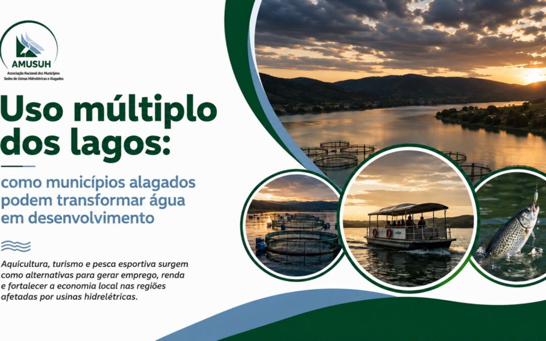 Uso múltiplo dos lagos: como municípios alagados podem transformar água em desenvolvimento